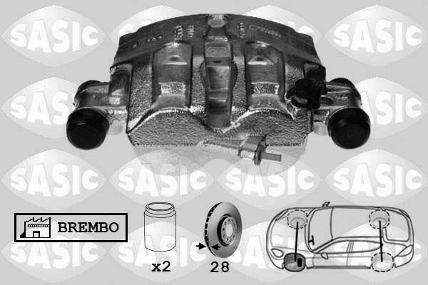 Brake Caliper SASIC 6506172
