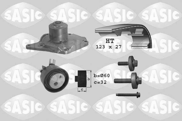 Water Pump & Timing Belt Kit SASIC 3904003