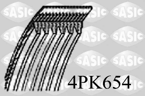 V-Ribbed Belt SASIC 4PK654