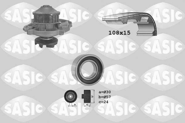 Water Pump & Timing Belt Kit SASIC 3906014