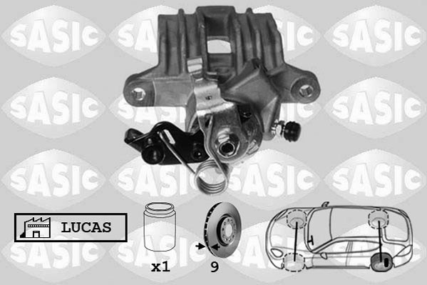 Brake Caliper SASIC 6506122