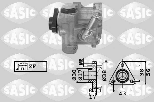 Hydraulic Pump, steering system SASIC 7076048