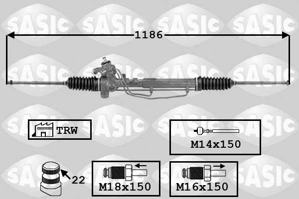 Steering Gear SASIC 7006142