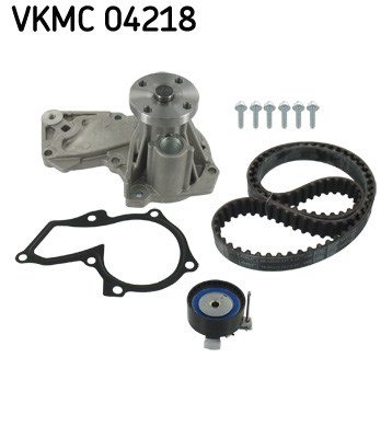 Water Pump & Timing Belt Kit skf VKMC04218