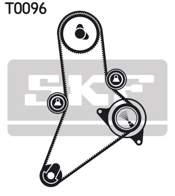 Timing Belt Kit skf VKMA02983 2