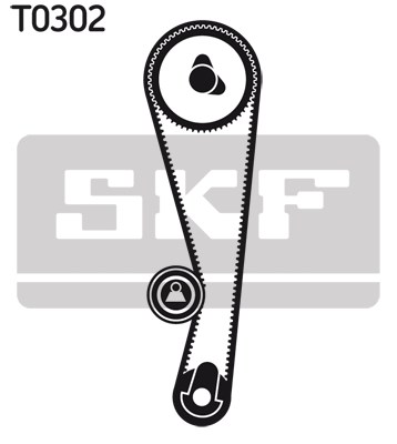 Timing Belt Kit skf VKMA91002 2