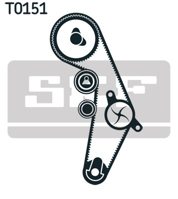 Timing Belt Kit skf VKMA01018 2
