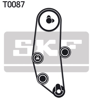 Timing Belt Kit skf VKMA08001 2