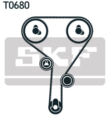 Timing Belt Kit skf VKMA95663 2
