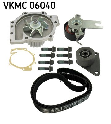 Water Pump & Timing Belt Kit skf VKMC06040