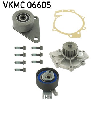Water Pump & Timing Belt Kit skf VKMC06605