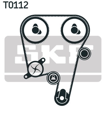 Timing Belt Kit skf VKMA06601 2