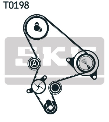 Timing Belt Kit skf VKMA03266 2