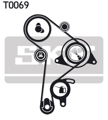 Timing Belt Kit skf VKMA01013 2