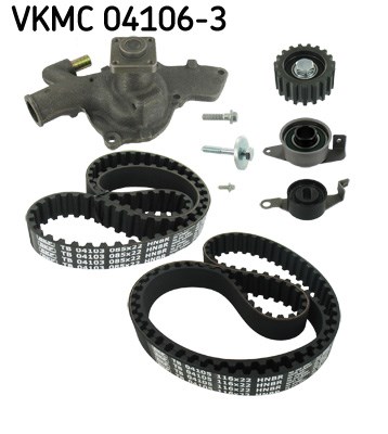 Water Pump & Timing Belt Kit skf VKMC041063