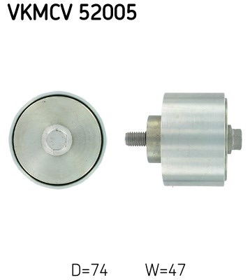 Deflection/Guide Pulley, V-ribbed belt skf VKMCV52005