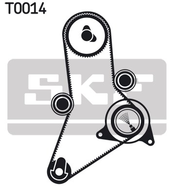 Timing Belt Kit skf VKMA02382 2