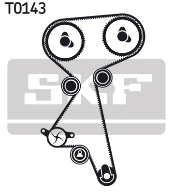 Timing Belt Kit skf VKMA02186 2