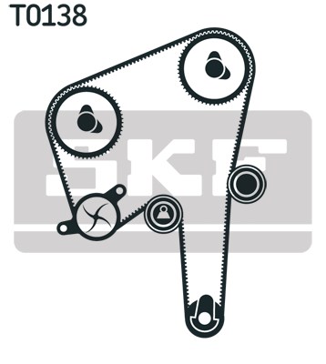 Timing Belt Kit skf VKMA06560 2
