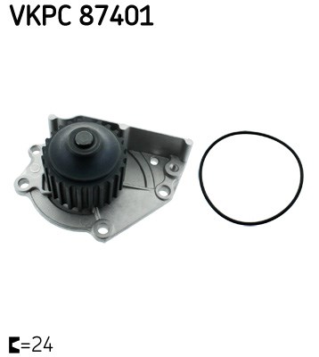 Water Pump, engine cooling skf VKPC87401