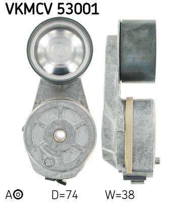 Tensioner Pulley, V-ribbed belt skf VKMCV53001