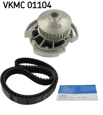 Water Pump & Timing Belt Kit skf VKMC01104