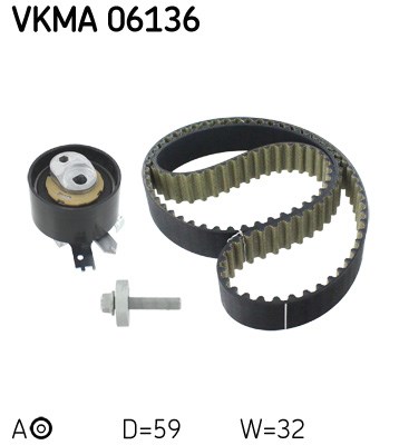 Timing Belt Kit skf VKMA06136