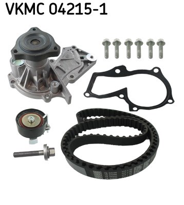 Water Pump & Timing Belt Kit skf VKMC042151