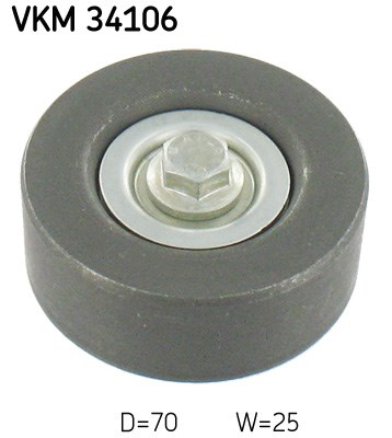 Deflection/Guide Pulley, V-ribbed belt skf VKM34106