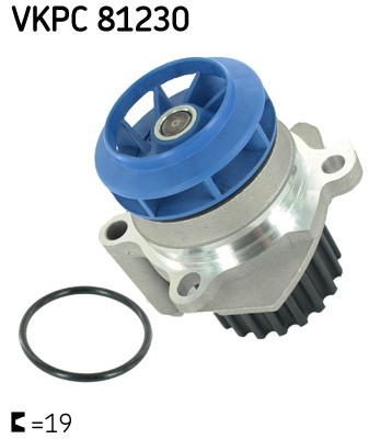 Water Pump, engine cooling skf VKPC81230 2