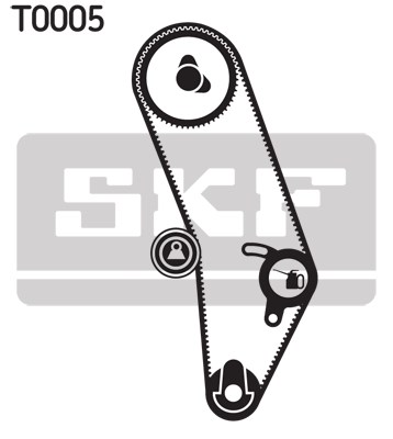 Timing Belt Kit skf VKMA01000 2