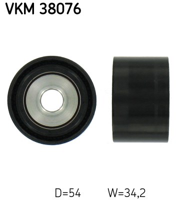 Deflection/Guide Pulley, V-ribbed belt skf VKM38076
