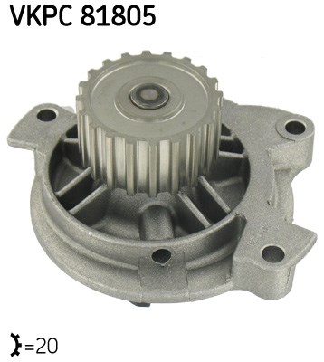 Water Pump, engine cooling skf VKPC81805