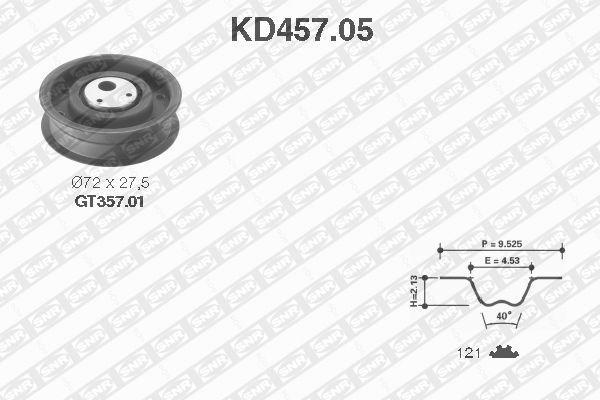 Timing Belt Kit SNR KD45705