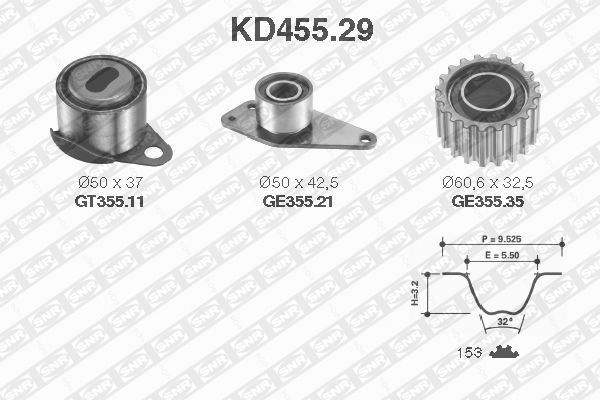 Timing Belt Kit SNR KD45529