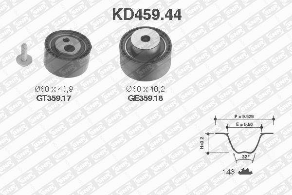 Timing Belt Kit SNR KD45944