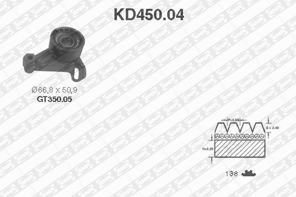Timing Belt Kit SNR KD45004