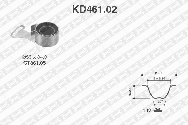 Timing Belt Kit SNR KD46102