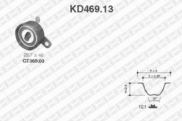 Timing Belt Kit SNR KD46913