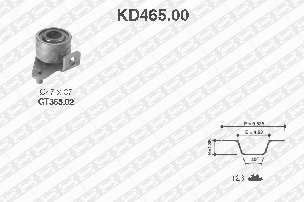 Timing Belt Kit SNR KD46500