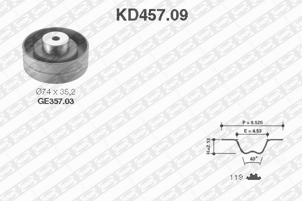 Timing Belt Kit SNR KD45709