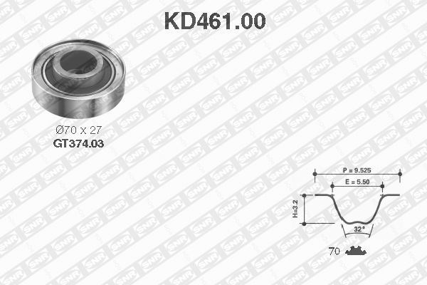 Timing Belt Kit SNR KD46100