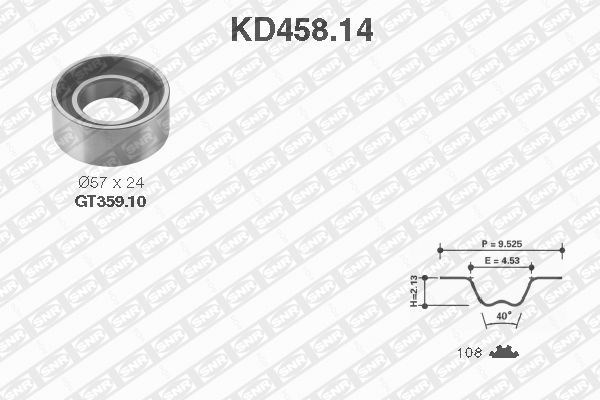 Timing Belt Kit SNR KD45814