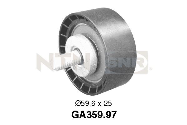Deflection/Guide Pulley, V-ribbed belt SNR GA35997