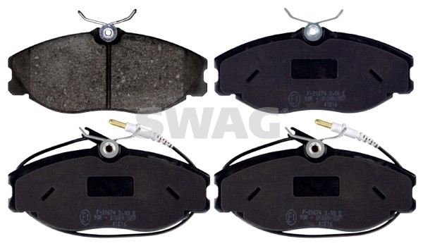 Brake Pad Set, disc brake SWAG 62116166