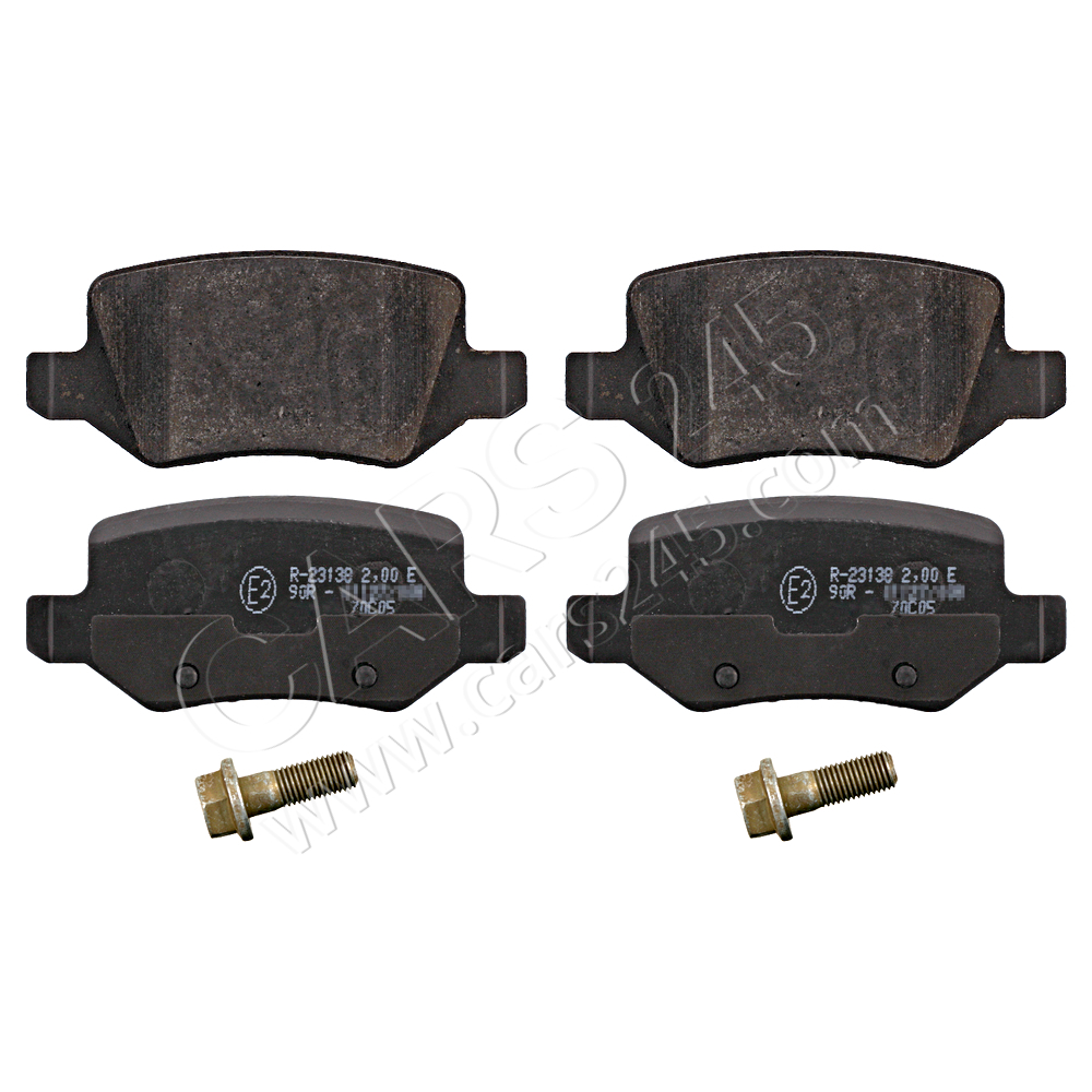 Brake Pad Set, disc brake SWAG 10916525