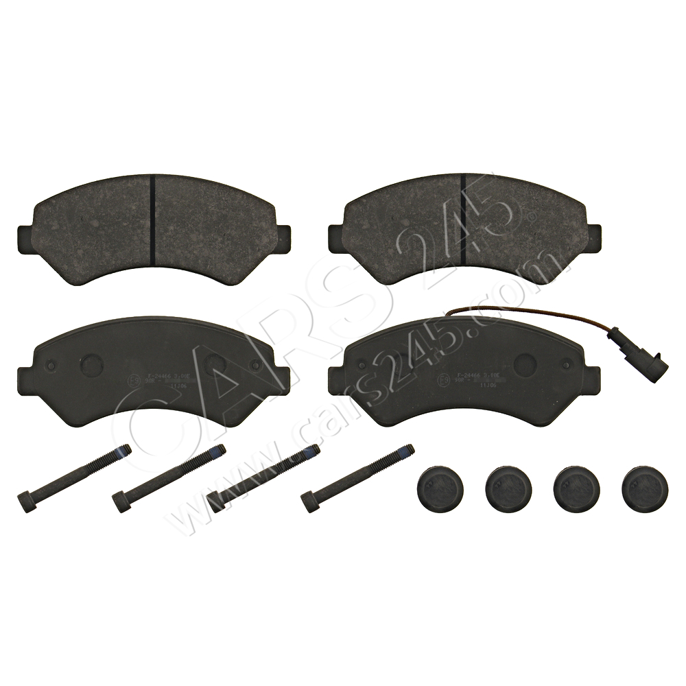 Brake Pad Set, disc brake SWAG 62916840