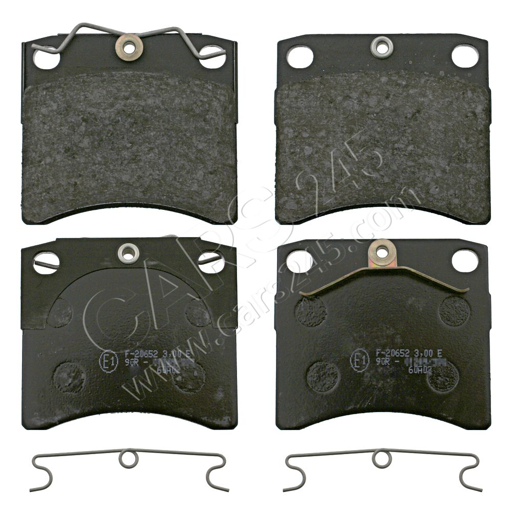 Brake Pad Set, disc brake SWAG 30916200