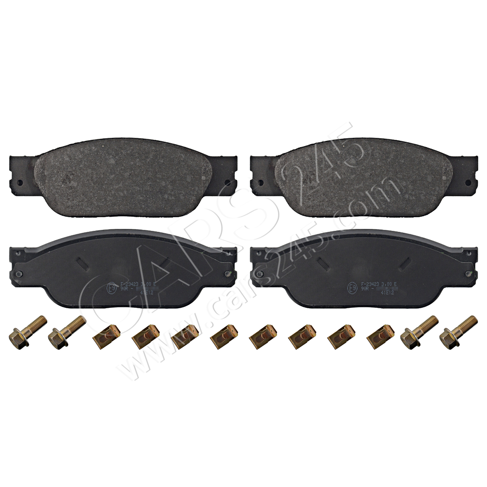 Brake Pad Set, disc brake SWAG 99116085