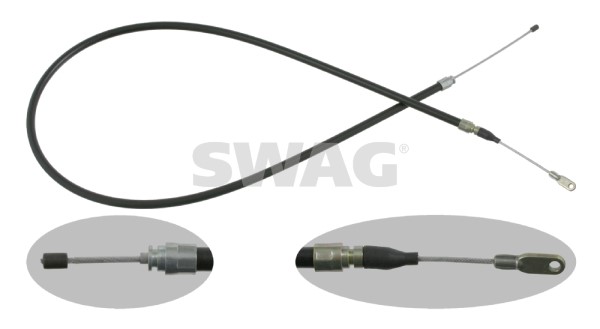 Cable Pull, parking brake SWAG 10918113
